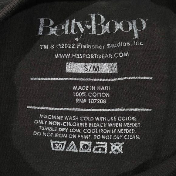 Betty Boop Kiss Graphic Tee (L024) | Official Cartoon T-Shirt S/M - Picture 4 of 5